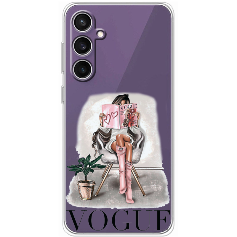 Прозрачный чехол BoxFace Samsung Galaxy S24 FE (S721) VOGUE