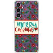 Прозрачный чехол BoxFace Samsung Galaxy S24 FE (S721) Vintage Christmas Pattern