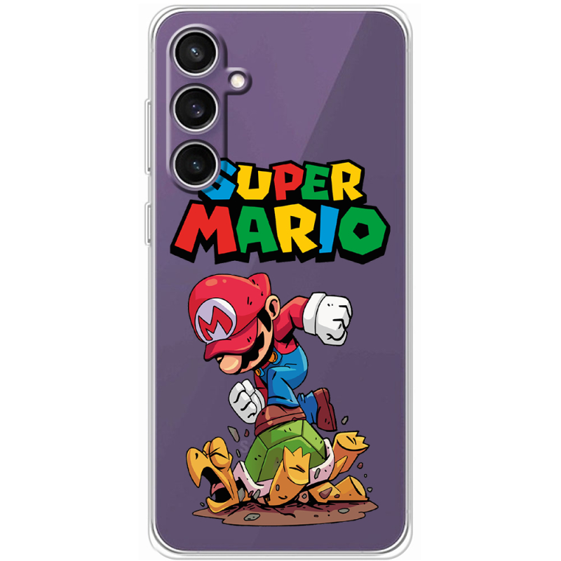 Прозрачный чехол BoxFace Samsung Galaxy S24 FE (S721) Super Mario