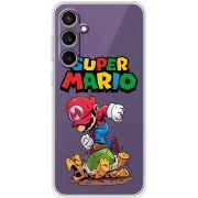 Прозрачный чехол BoxFace Samsung Galaxy S24 FE (S721) Super Mario