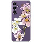 Прозрачный чехол BoxFace Samsung Galaxy S24 FE (S721) Cherry Blossom