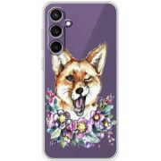 Прозрачный чехол BoxFace Samsung Galaxy S24 FE (S721) Winking Fox