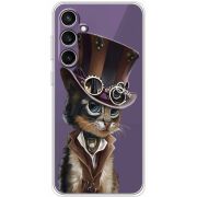 Прозрачный чехол BoxFace Samsung Galaxy S24 FE (S721) Steampunk Cat