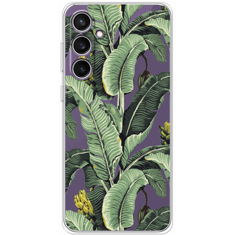 Прозрачный чехол BoxFace Samsung Galaxy S24 FE (S721) Banana Leaves