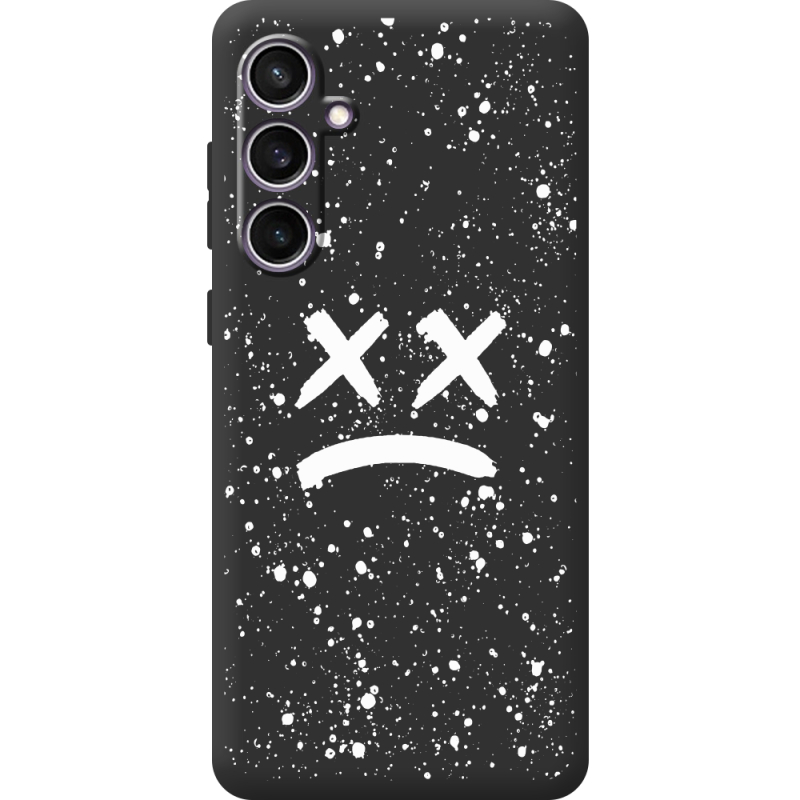 Черный чехол BoxFace Samsung Galaxy S24 FE (S721) Sad Way