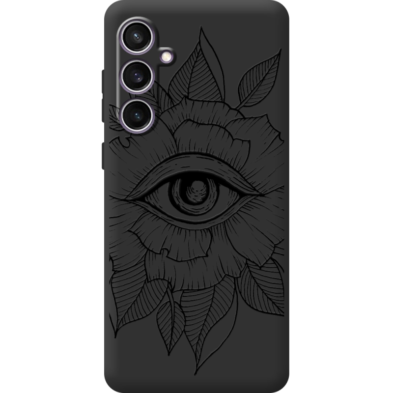 Черный чехол BoxFace Samsung Galaxy S24 FE (S721) Eye