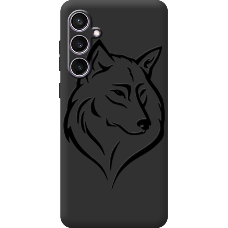 Черный чехол BoxFace Samsung Galaxy S24 FE (S721) Wolf