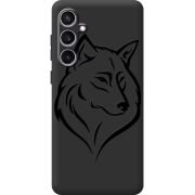 Черный чехол BoxFace Samsung Galaxy S24 FE (S721) Wolf