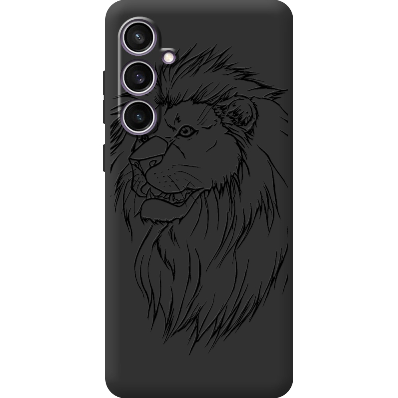 Черный чехол BoxFace Samsung Galaxy S24 FE (S721) Lion