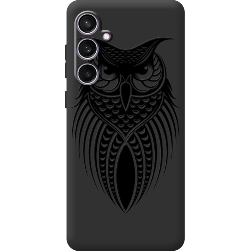 Черный чехол BoxFace Samsung Galaxy S24 FE (S721) Owl