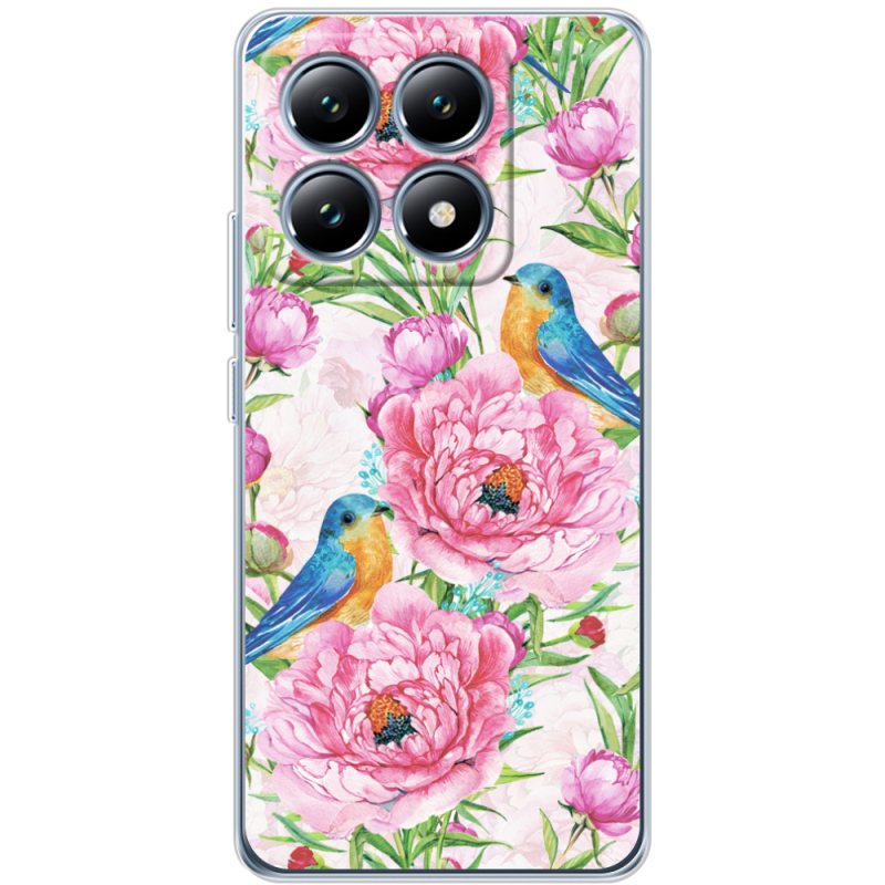 Чехол BoxFace Xiaomi 14T Birds and Flowers