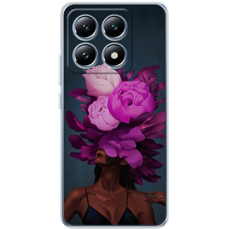 Чехол BoxFace Xiaomi 14T Exquisite Purple Flowers