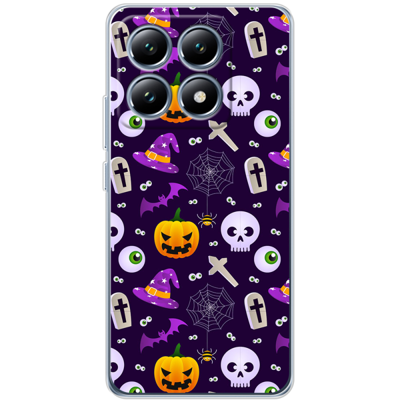 Чехол BoxFace Xiaomi 14T Halloween Purple Mood