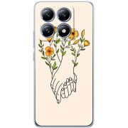 Чехол BoxFace Xiaomi 14T Flower Hands