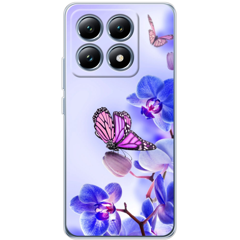 Чехол BoxFace Xiaomi 14T Orchids and Butterflies