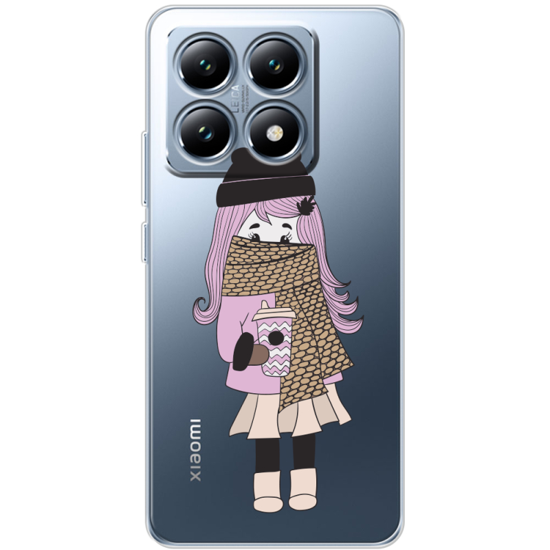 Прозрачный чехол BoxFace Xiaomi 14T Winter Morning Girl