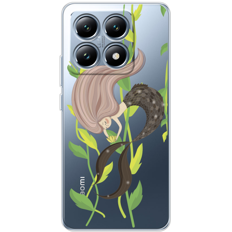 Прозрачный чехол BoxFace Xiaomi 14T Cute Mermaid