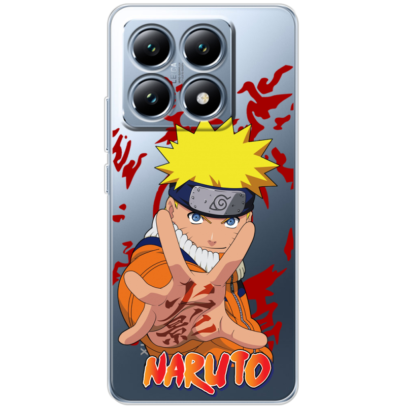 Прозрачный чехол BoxFace Xiaomi 14T Naruto