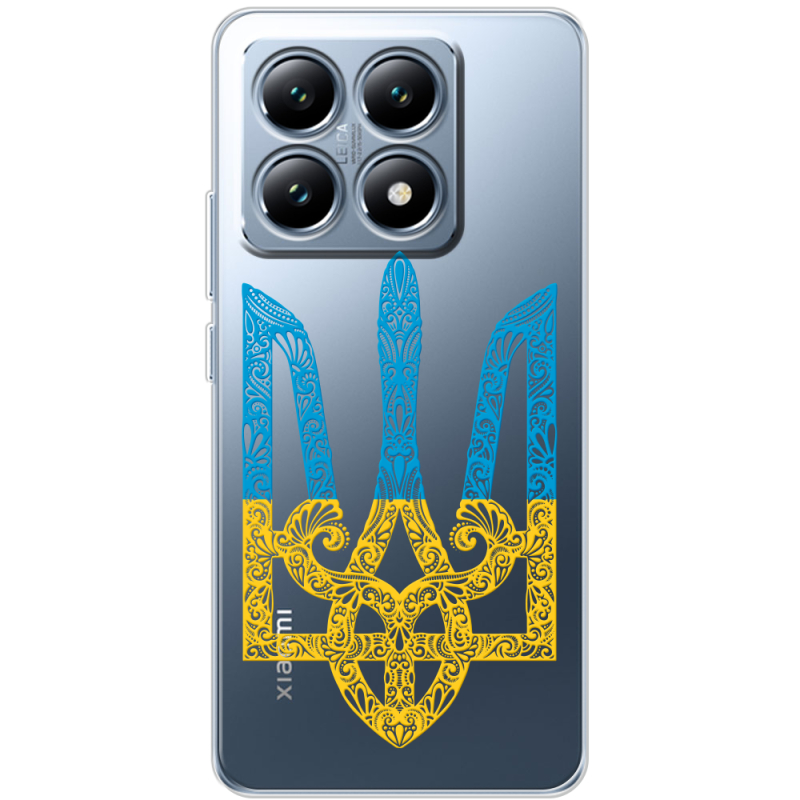 Прозрачный чехол BoxFace Xiaomi 14T Gold Trident