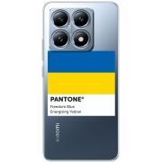 Прозрачный чехол BoxFace Xiaomi 14T Pantone вільний синій