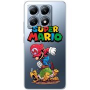 Прозрачный чехол BoxFace Xiaomi 14T Super Mario