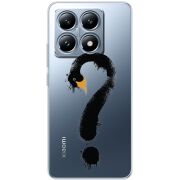 Прозрачный чехол BoxFace Xiaomi 14T Swan question