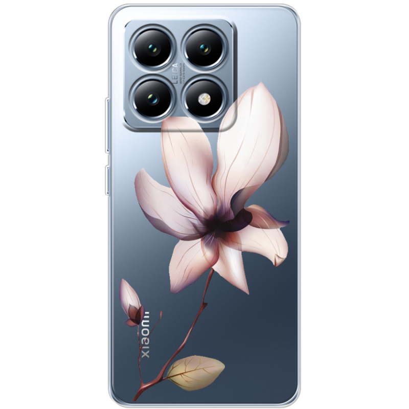 Прозрачный чехол BoxFace Xiaomi 14T Magnolia