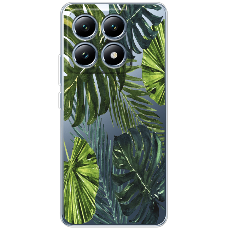 Прозрачный чехол BoxFace Xiaomi 14T Palm Tree