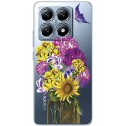 Прозрачный чехол BoxFace Xiaomi 14T My Bouquet