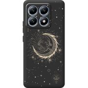 Черный чехол BoxFace Xiaomi 14T Moon