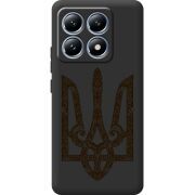 Черный чехол BoxFace Xiaomi 14T Ukrainian Trident