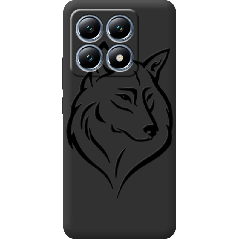 Черный чехол BoxFace Xiaomi 14T Wolf