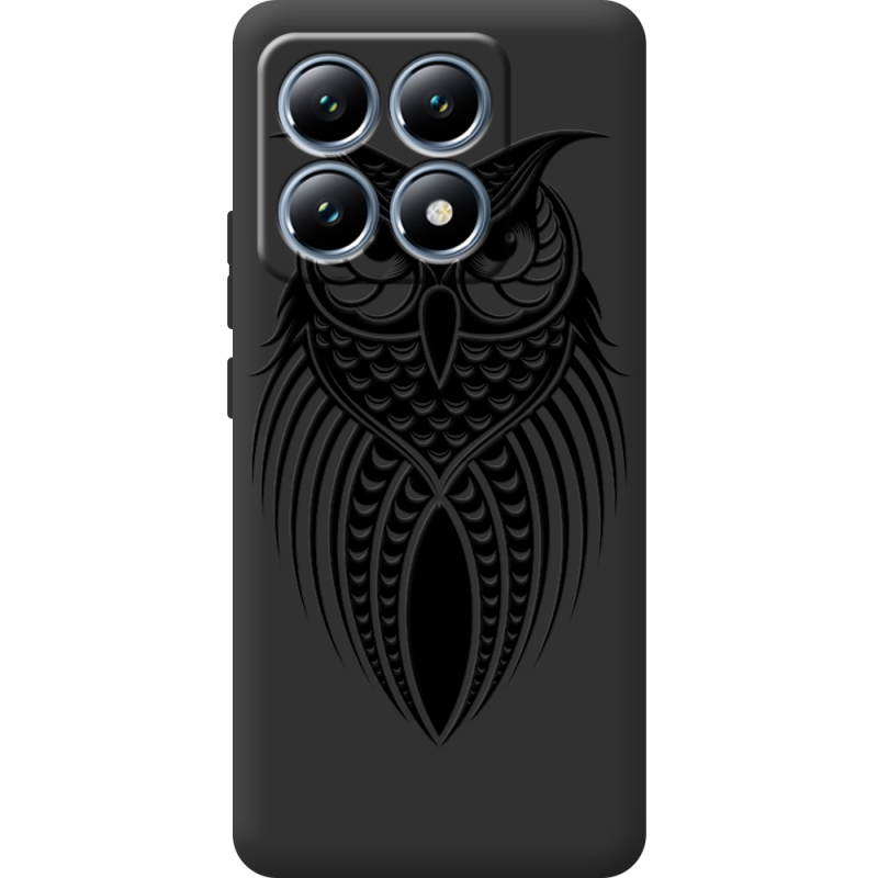 Черный чехол BoxFace Xiaomi 14T Owl