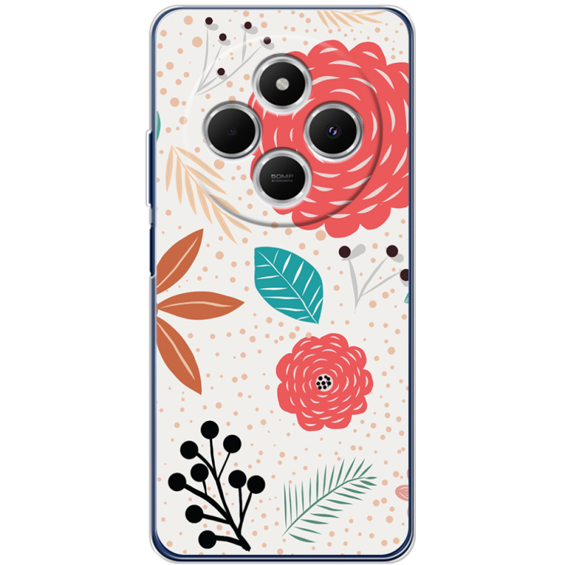 Чехол BoxFace Xiaomi Redmi 14C Line Flowers