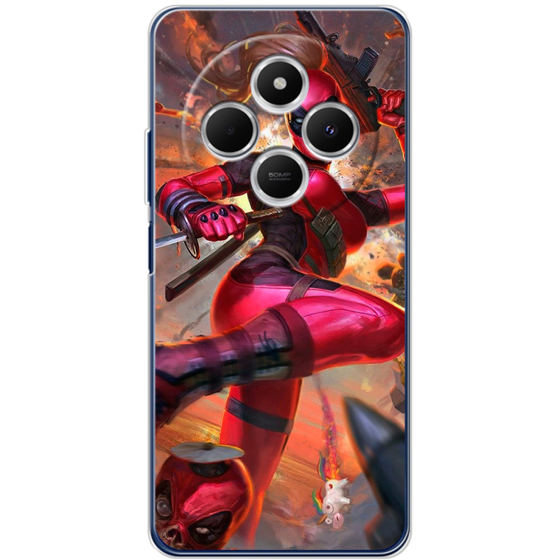 Чехол BoxFace Xiaomi Redmi 14C Woman Deadpool