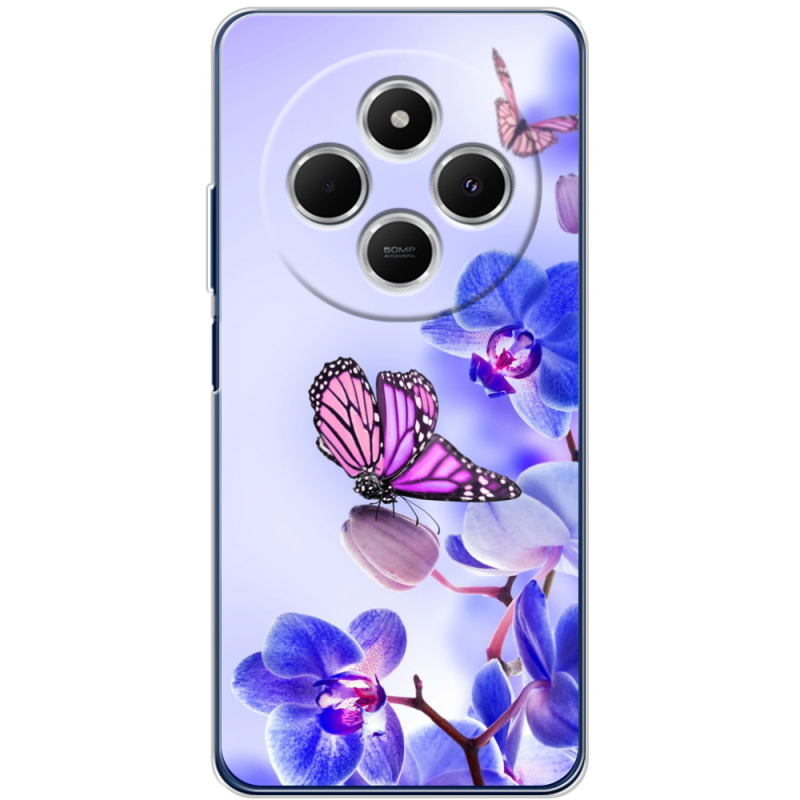 Чехол BoxFace Xiaomi Redmi 14C Orchids and Butterflies