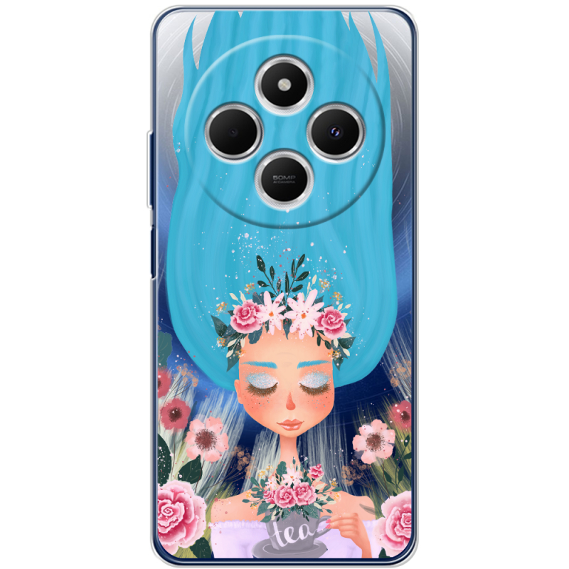 Прозрачный чехол BoxFace Xiaomi Redmi 14C Blue Hair