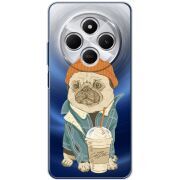 Прозрачный чехол BoxFace Xiaomi Redmi 14C Dog Coffeeman