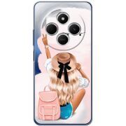 Прозрачный чехол BoxFace Xiaomi Redmi 14C Travel Girl