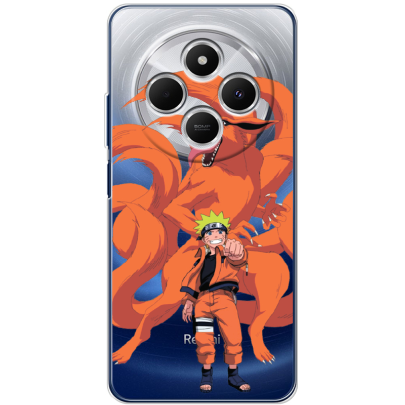 Прозрачный чехол BoxFace Xiaomi Redmi 14C Naruto and Kurama