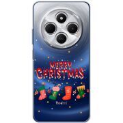 Прозрачный чехол BoxFace Xiaomi Redmi 14C Merry Christmas