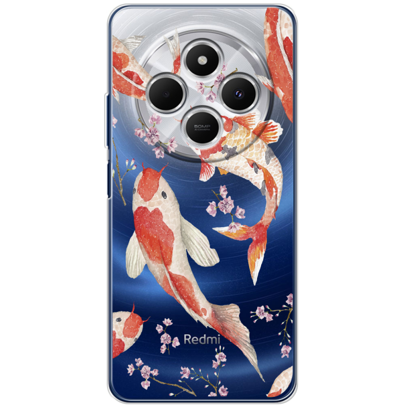 Прозрачный чехол BoxFace Xiaomi Redmi 14C Japanese Koi Fish