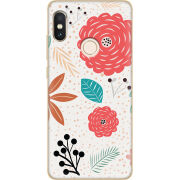 Чехол Uprint Xiaomi Redmi Note 5 / Note 5 Pro Line Flowers