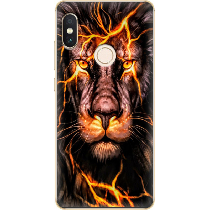 Чехол Uprint Xiaomi Redmi Note 5 / Note 5 Pro Fire Lion