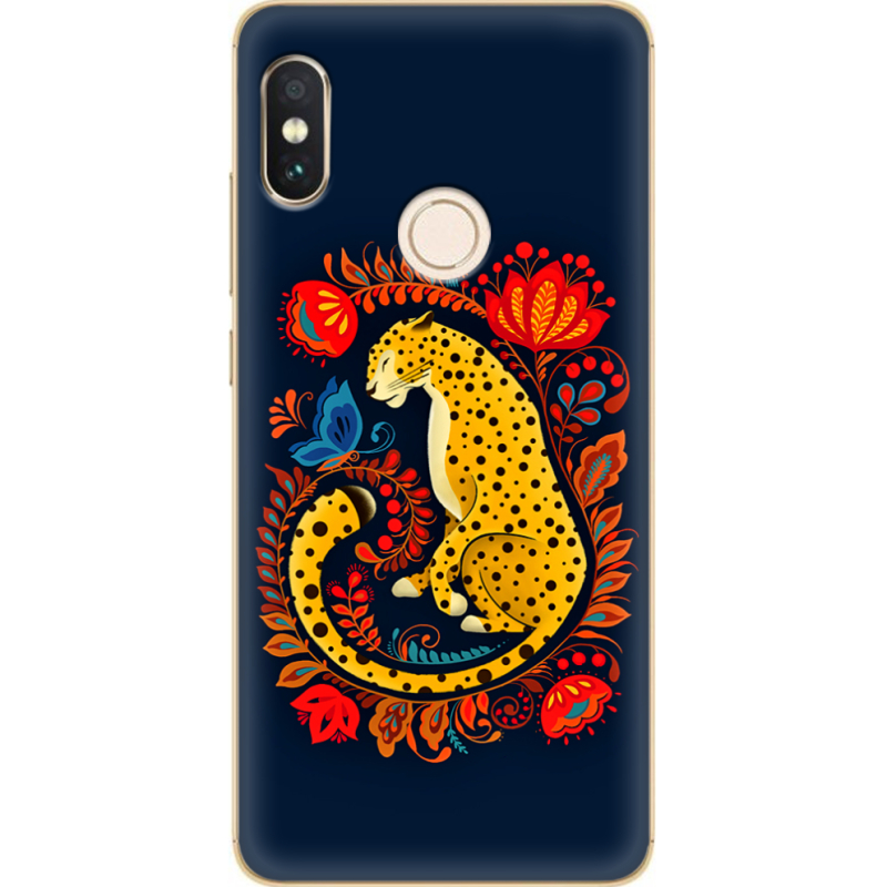 Чехол Uprint Xiaomi Redmi Note 5 / Note 5 Pro Petrykivka Leopard