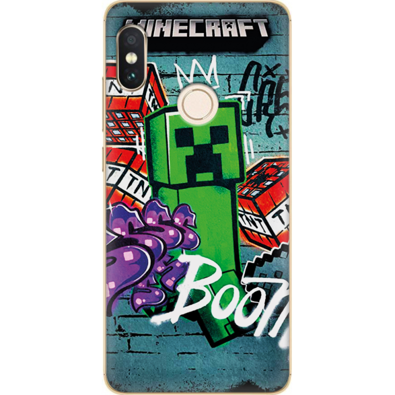 Чехол Uprint Xiaomi Redmi Note 5 / Note 5 Pro Minecraft Graffiti