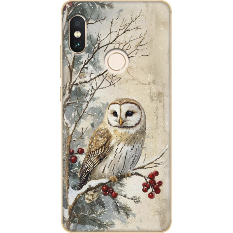 Чехол Uprint Xiaomi Redmi Note 5 / Note 5 Pro Christmas Owl