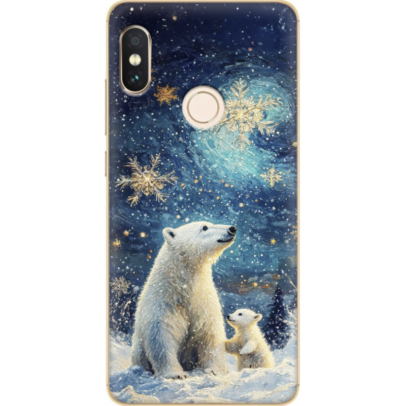 Чехол Uprint Xiaomi Redmi Note 5 / Note 5 Pro Північні ведмеді