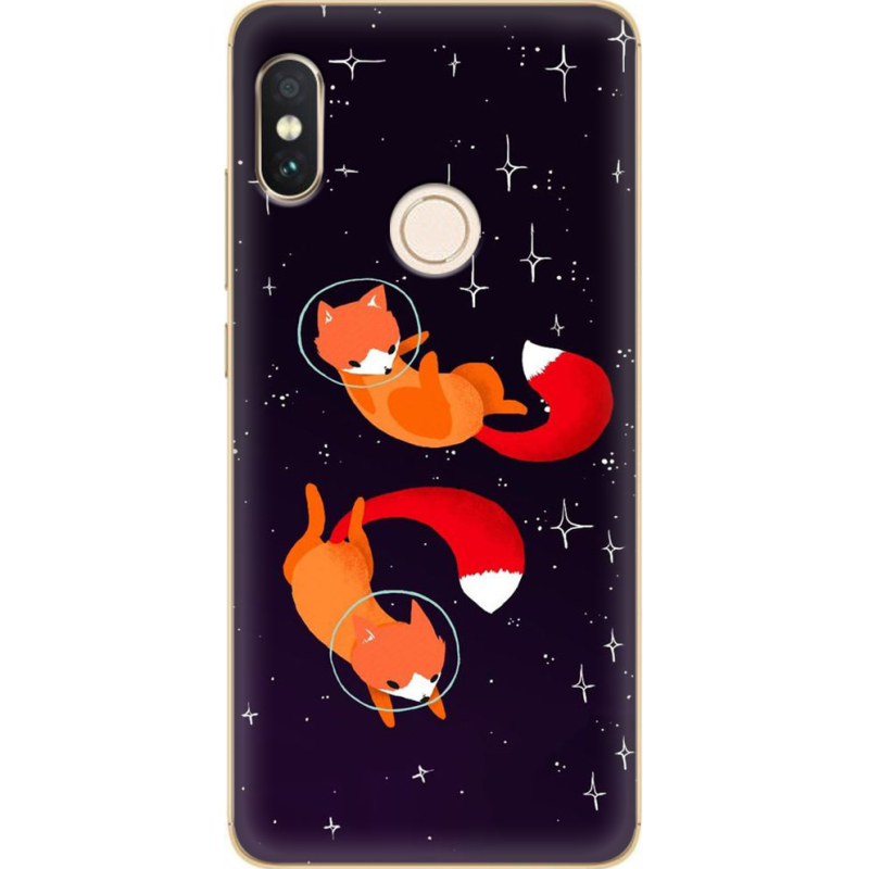 Чехол Uprint Xiaomi Redmi Note 5 / Note 5 Pro Fox-Astronauts
