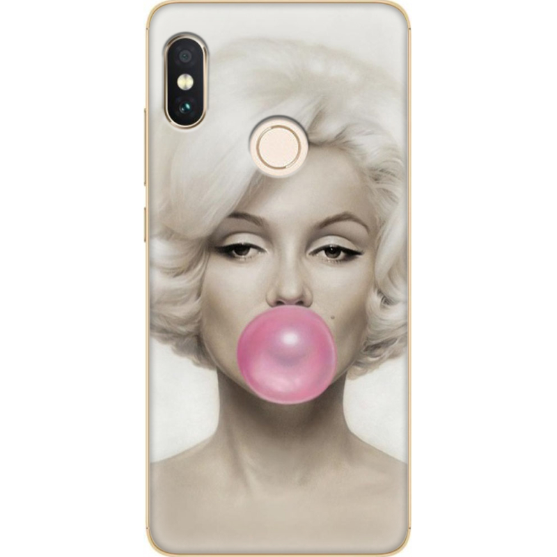 Чехол Uprint Xiaomi Redmi Note 5 / Note 5 Pro Marilyn Monroe Bubble Gum